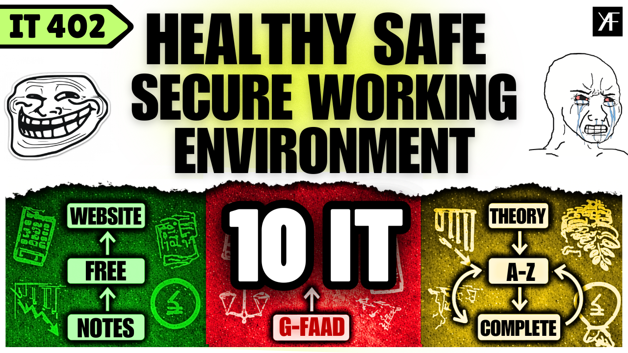 Class 10 IT 402 | Maintain a Healthy, Safe and Secure Working ...